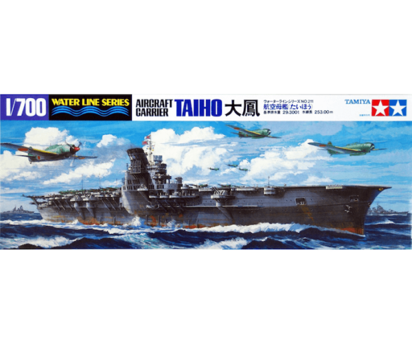 โมเดลเรือรบทามิย่า ขนาด 1/700 Tamiya TA31211 Aircraft Carrier Taiho