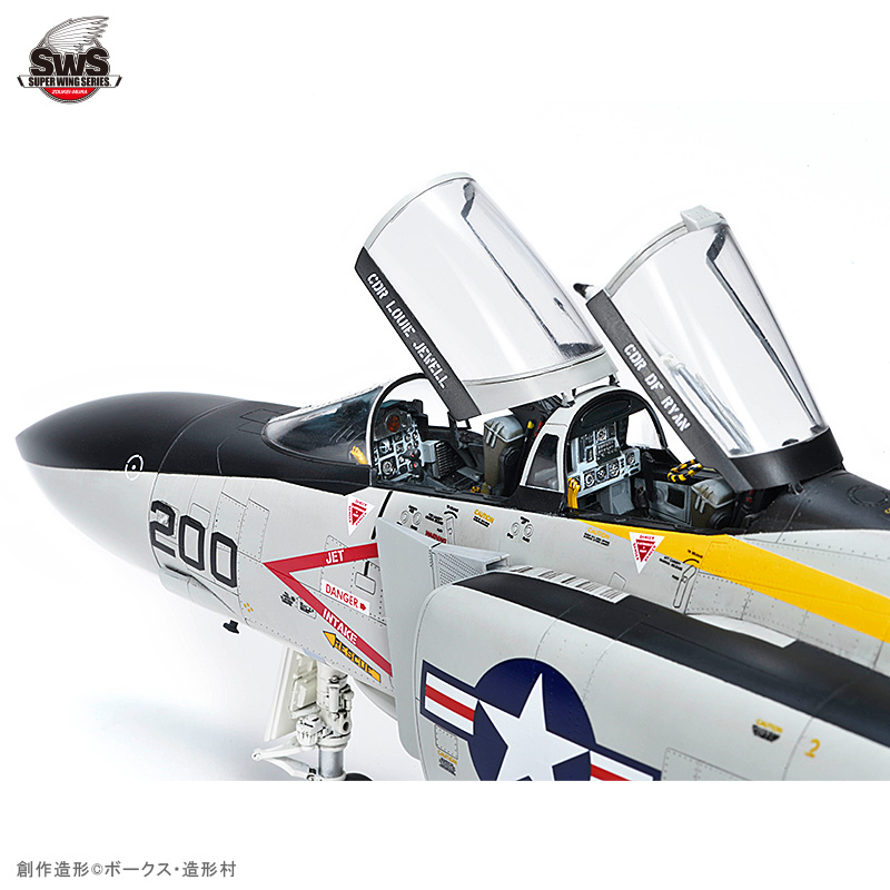 โมเดลเครื่องบิน Zoukei-Mura SWS 1/48 No.9 F-4J Phantom II NAVY