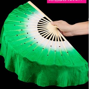 พัดฟ้อนรำจีนสำหรับนักเรียน 真丝舞蹈扇跳舞一对儿童 Chinese Silk Fan Dancing for Student