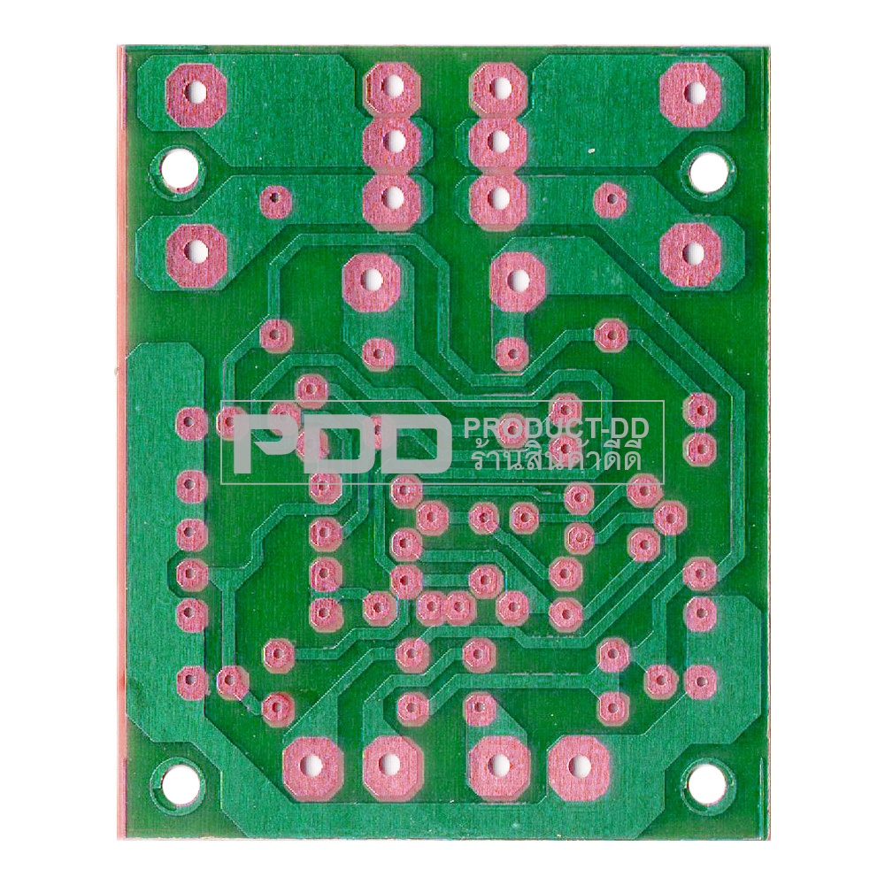 แผ่นปริ้นท์เปล่า DIY วงจรป้องกันลำโพงสเตอริโอ ไฟ DC 24V, AC 18V ปริ้นท์ฟีนอลิค