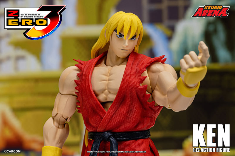 Street Fighter Alpha 3 1/12 Scale Action Figure Ken(Provisional Pre-order)