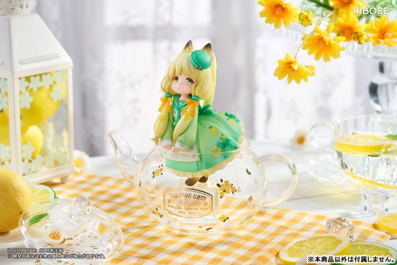 [Bonus] [Exclusive Sale] Original Chibi Figure DLC Series "Tea Time Cats" : "Lemon Cat"(Provisional Pre-order)