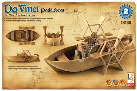 โมเดลเรือ Academy AC18130 Davinci Paddleboat