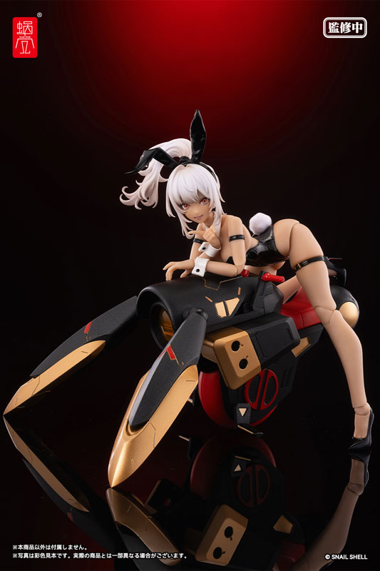 [Exclusive Sale] Cyclone Bunny & Gear Set Deluxe Black Ver. 1/12 Complete Model Action Figure(Pre-order)