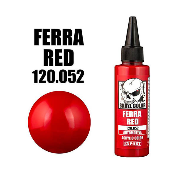 สี Skull Color Automotive SK120.052 Ferra Red 60ml