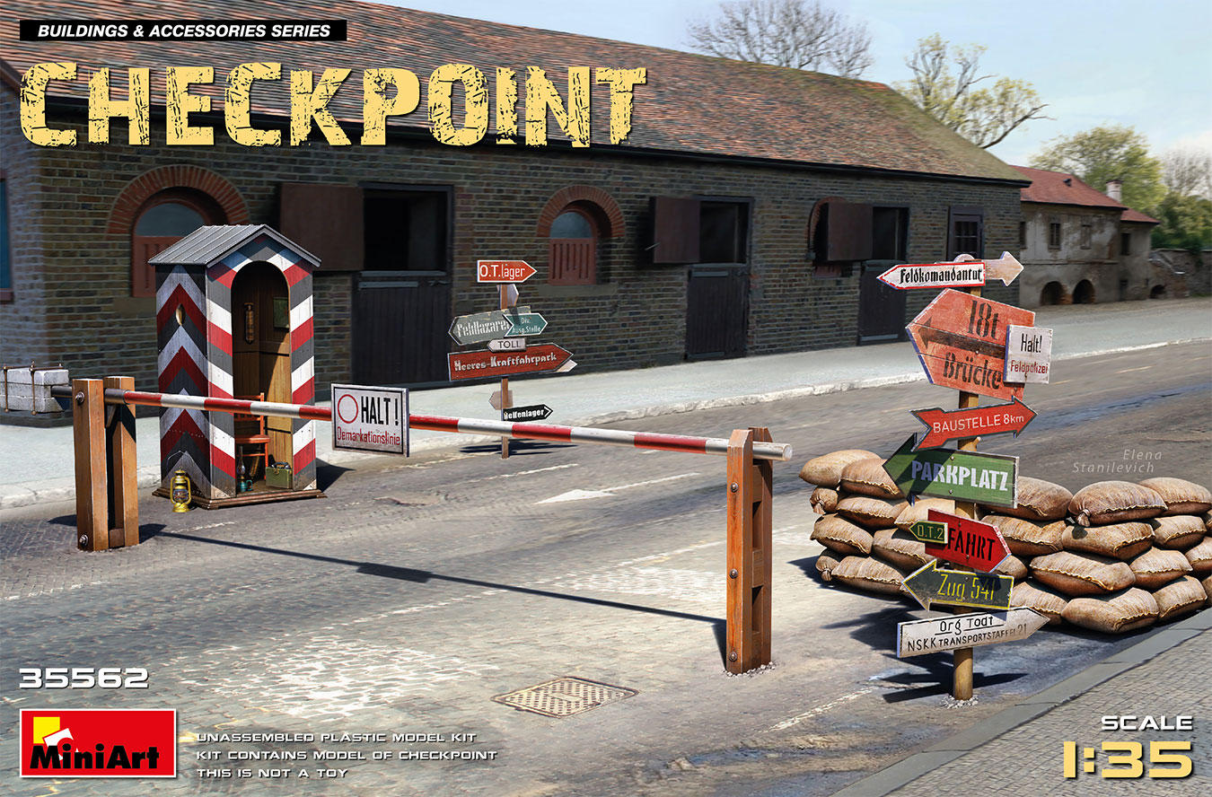 โมเดลฟิกเกอร์จำลอง MiniArt ขนาด 1/35 MI35562 Checkpoint