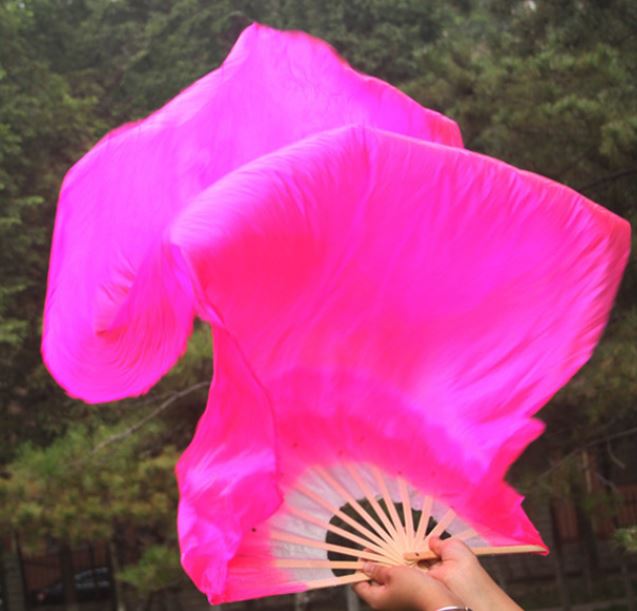 พัดผ้าไหมสำหรับฟ้อนรำจีน 长绸扇 舞蹈扇子 Chinese Long Silk Fan Dance พัดสำหรับการแสดงฟ้อนรำจีน การแสดงรำจีน การแสดงศิลปะจีน การแสดงวัฒนธรรมจีน