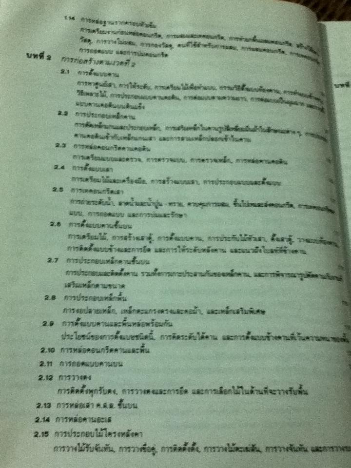 เทคนิคการก่อสร้างอาคารคอนกรีตเสริมเหล็ก/ รศ.ดร.พิภพ สุนทรสมัย