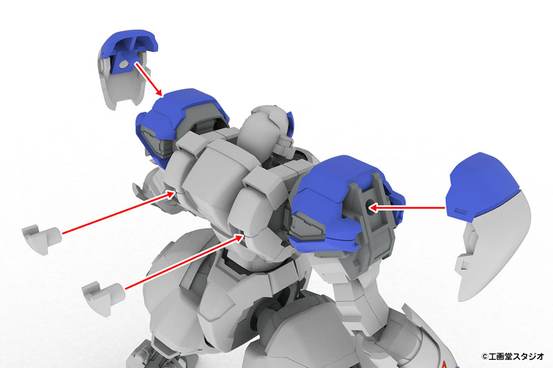 5inch Mechanism POWERDoLLS 2 1/48 X-4S (PDW-S810) Armored Infantry Plastic Model(Pre-order)