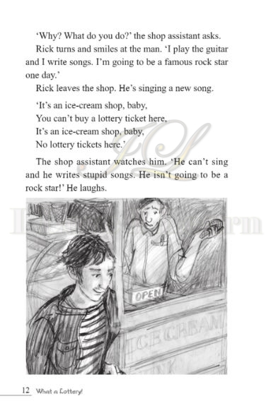 หนังสืออ่านนอกเวลาภาษาอังกฤษเรื่อง What a Lottery! (ระดับเบื้องต้น) What a Lottery! (Beginner's Level)