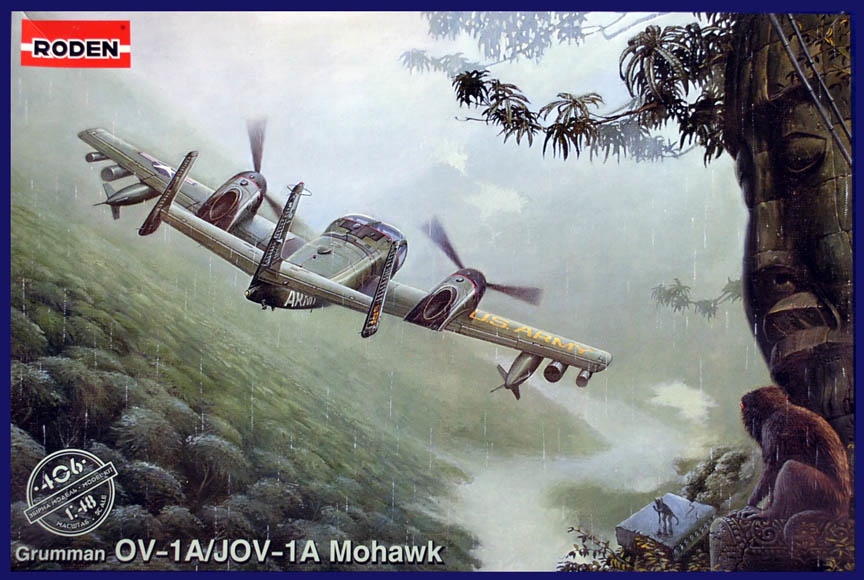 โมเดลเครื่องบิน Roden ขนาด 1/48 RO406 GRUMMAN JOV-1A MOHAWK