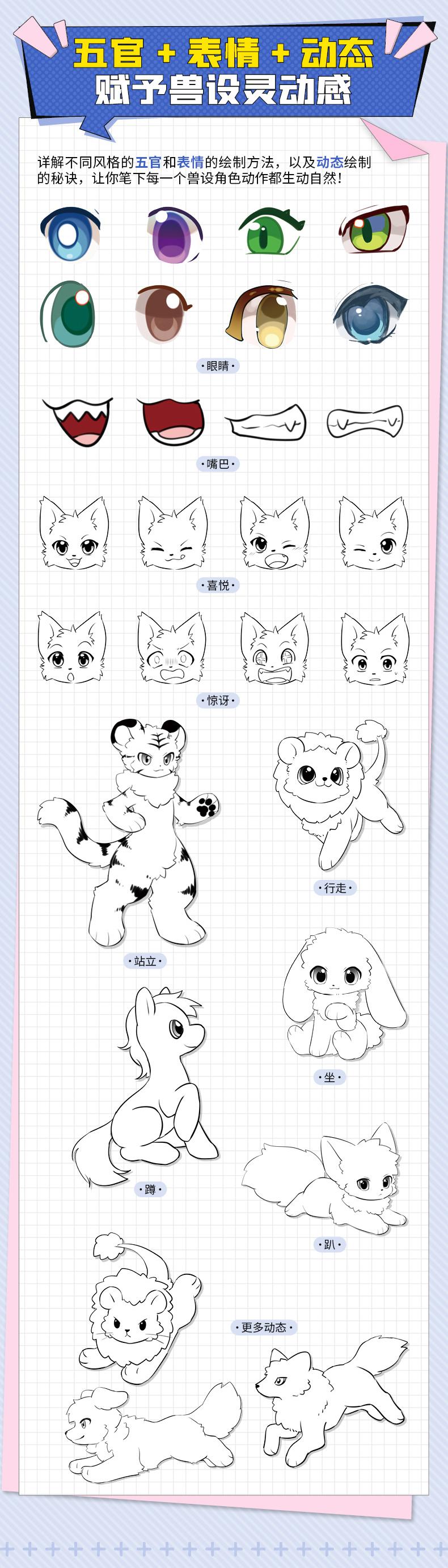 (Pre-order) หนังสือเทคนิควาดคาแรคเตอร์ Furry