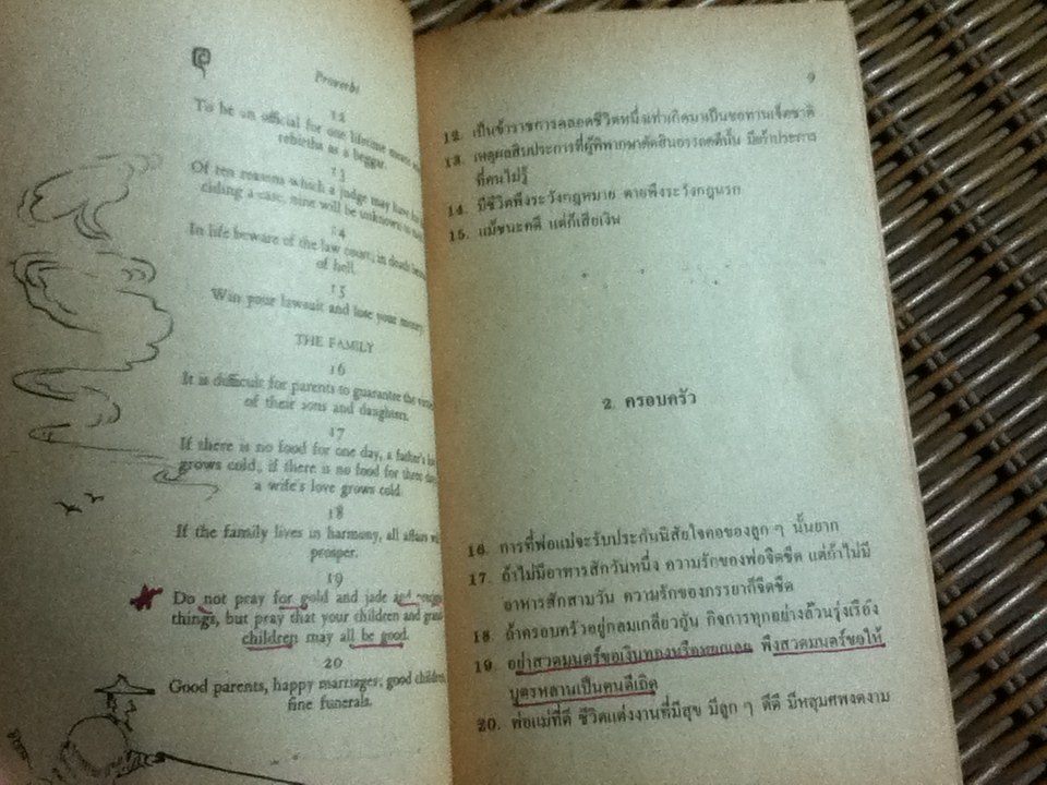 จีน:สุภาษิตชวนพินิจ และ ปรัชญาชีวิตจาก1063สุภาษิตอังกฤษ-ไทย รวม2เล่ม/ วันทิพย์ สินสูงสุด