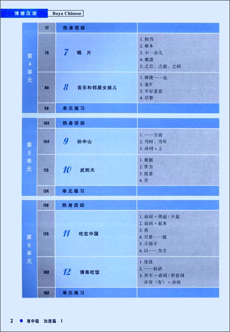 แบบเรียนภาษาจีน Boya Chinese Quasi-Intermediate เล่ม 1 (2nd ed.) 博雅汉语•准中级加速篇1(第2版) Boya Chinese Quasi-Intermediate Vol.1 (2nd ed.) + MP3