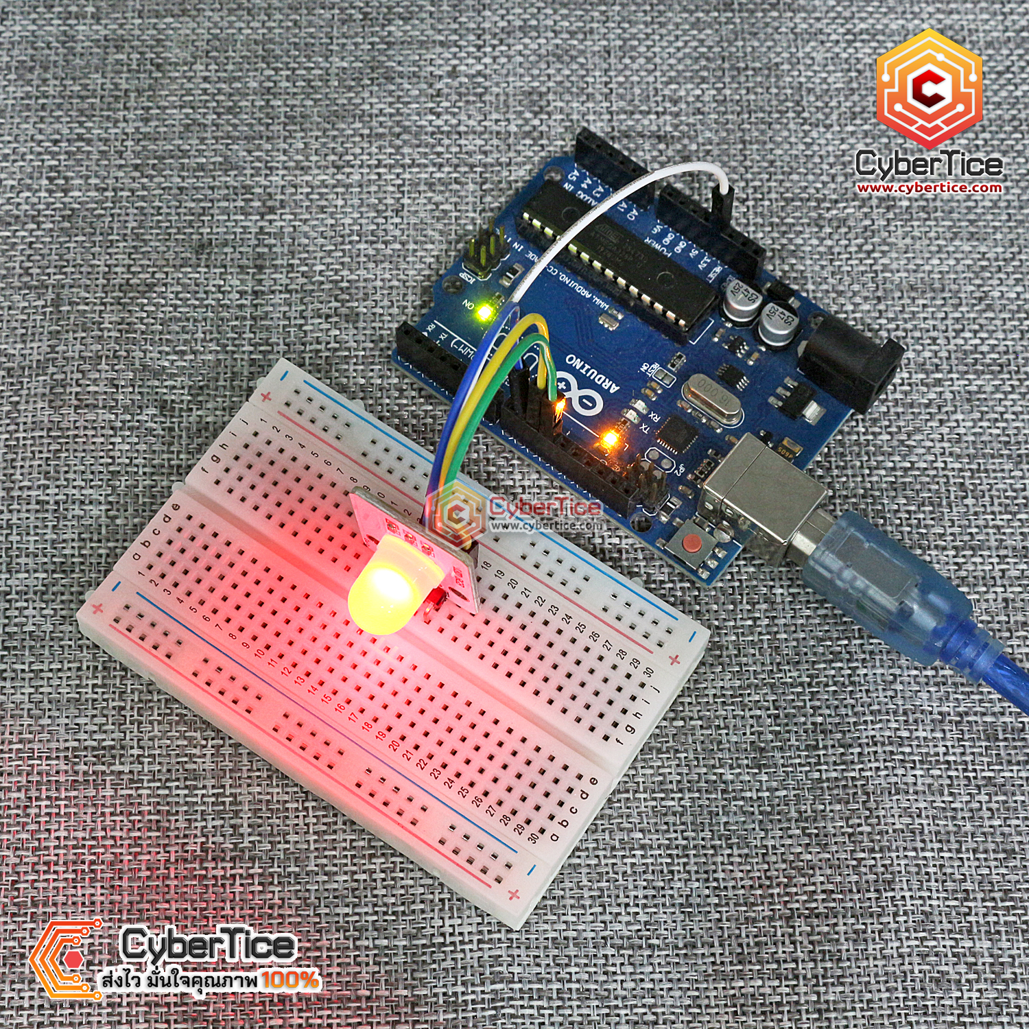 สอนใช้งาน Arduino RGB LED Module 3 สี ขนาด 10mm - ขาย Arduino อุปกรณ์ ...
