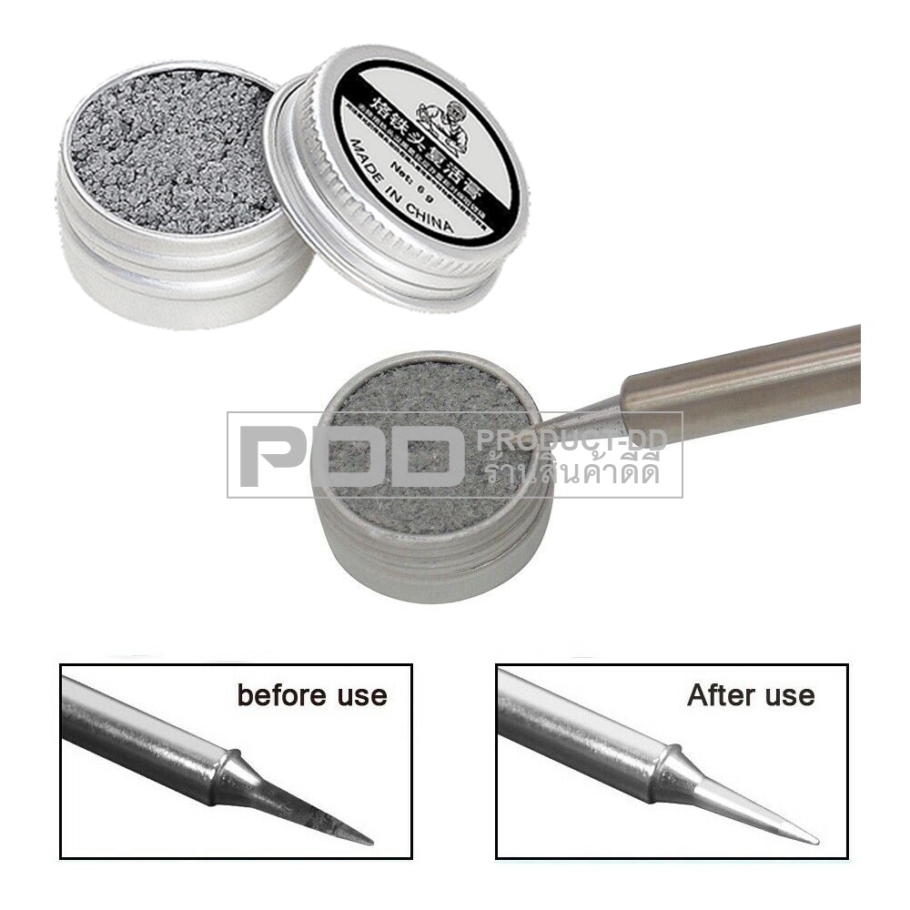 Tip refresher ดีบุกเคลือบปลายหัวแร้ง 6 กรัม ปรับผิวให้เหมือนใหม่ เพิ่มคุณสมบัติการบัดกรี