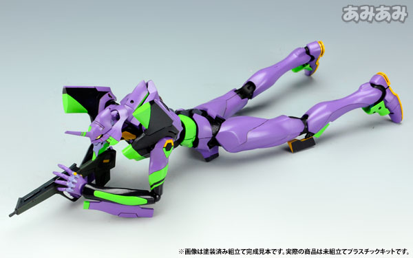 Evangelion: 2.0 You Can (Not) Advance 1/400 General-Purpose Humanoid Battle Weapon Android EVA-01 Test Type Plastic Model(In-Stock)