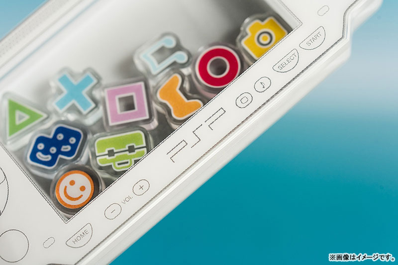 PSP (PlayStation Portable) Rattle Acrylic Keychain: White Ver.(Pre-order)