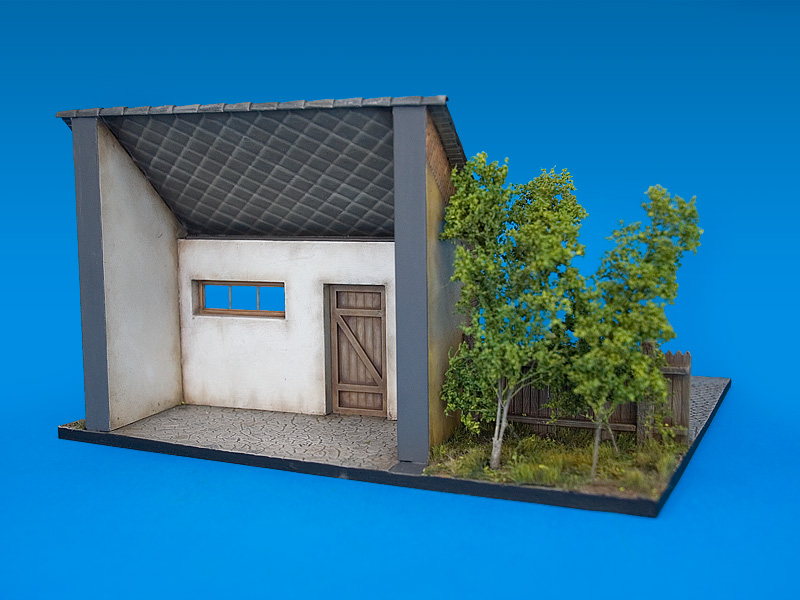 โมเดลฉากจำลอง MiniArt ขนาด 1/35 MI36032 Diorama With Barn
