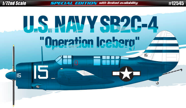 โมเดลเครื่องบินจำลอง Academy ขนาด 1/72 AC12545 SB2C-4 USN Operation Iceberg
