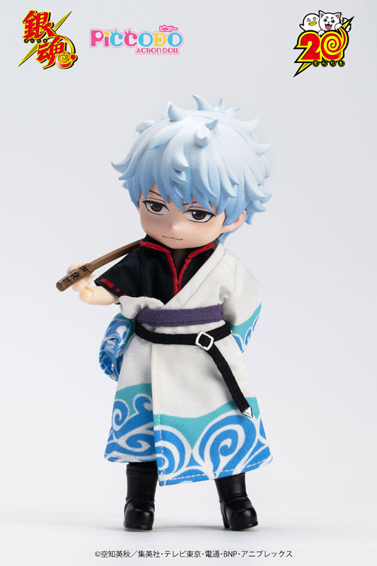 PICCODO ACTION DOLL Gintama Gintoki Sakata Chibi Doll(Provisional Pre-order)