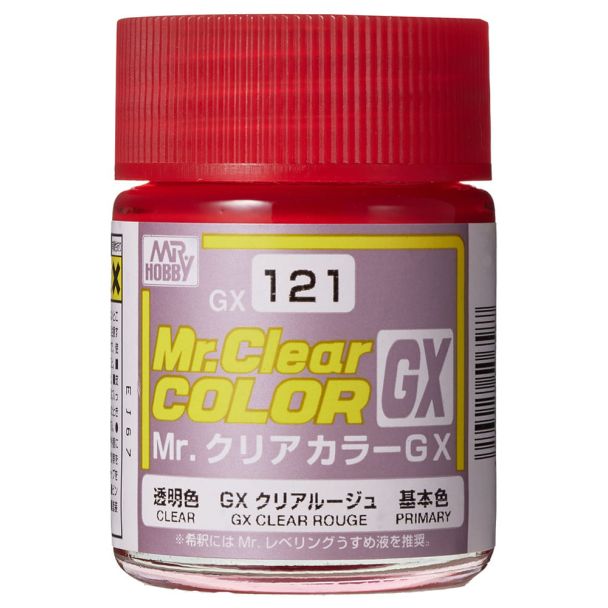 MR.CLEAR COLOR GX-121 CLEAR ROUGE