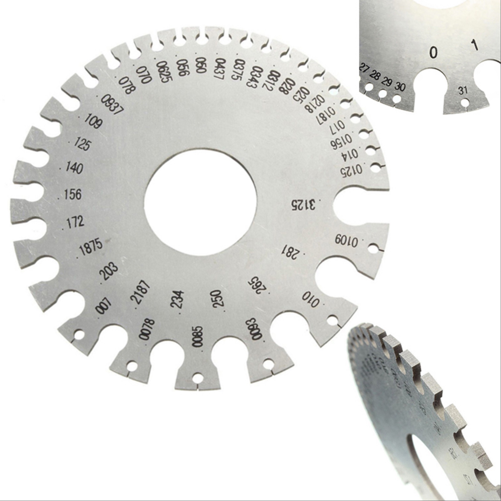 Stainless Steel Wire Gauge Weld Diameter Gauge Welding Inspection SWG, AWG