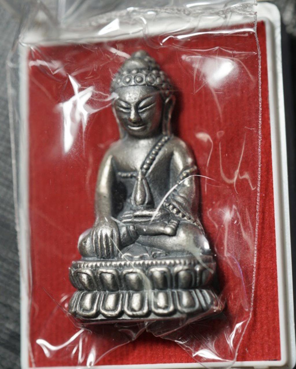 พระกริ่งชินบัญชร (เนื้อโลหะซุบซาติน) Phra Kring Chinnabanchorn (Metal Material, Satin plated). SKU-03260