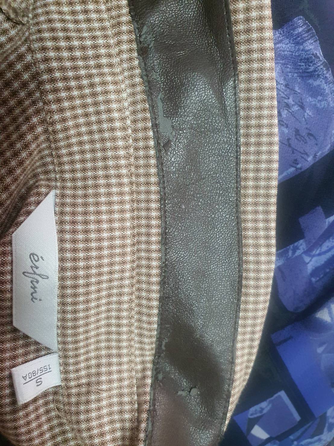 FF06628 เดรสแฟชั่น สีน้ำตาล มือสอง อก 34 นิ้ว