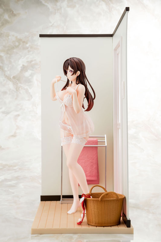 1/6 scaled pre-painted figure Rent-A-Girlfriend MIZUHARA Chizuru in see-through lingerie figure Angel White Ver.(Pre-order)