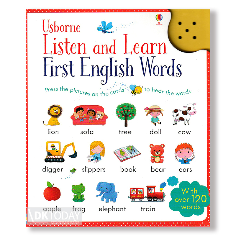 USBORNE LISTEN AND LEARN FIRST ENGLISH WORDS BY DKTODAY