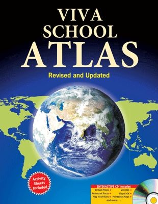 VIVA SCHOOL ATLAS WITH CD BY DKTODAY