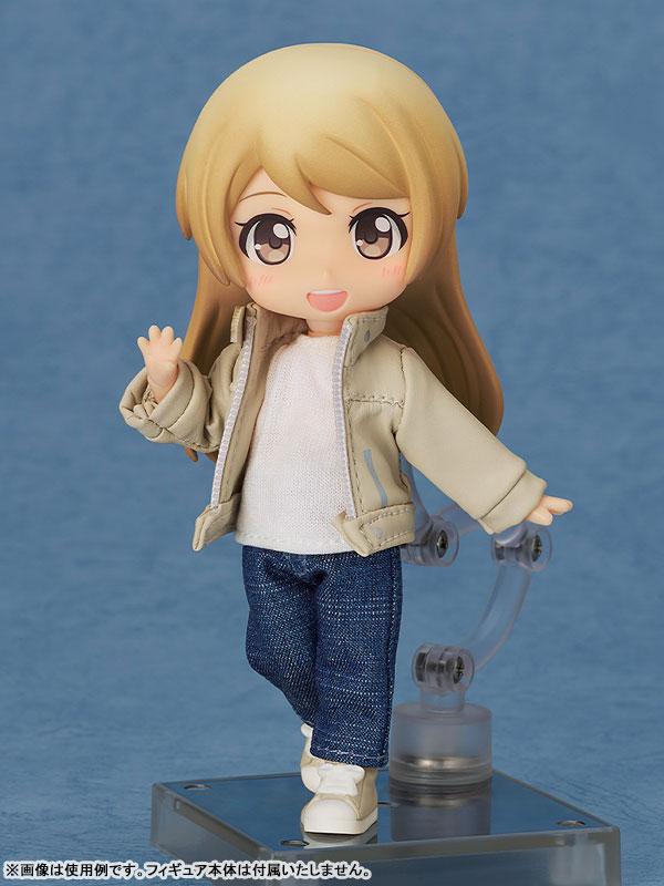 Nendoroid Doll Outfit Set Leather Jacket (Ivory)(Pre-order)