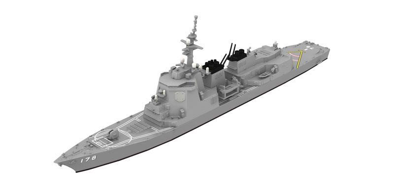 โมเดลเรือรบจำลอง ขนาด 1/1250 FTOYS Modern Navy Kit Collection Vol.3 (Shokugan) #2B DDG178