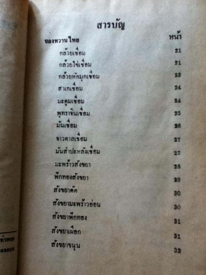 ตำราทำของหวานไทย-ฝรั่ง/ จ.จ.ร.(ม.จ.หญิงจันทร์เจริญ รัชนี)