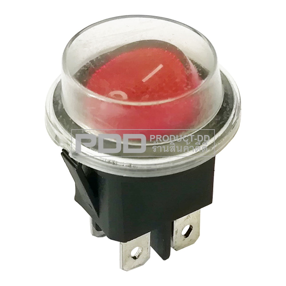 ฝาครอบสวิตช์ KCD1 กลม ขนาด 2.3 cm กันน้ำกันฝุ่น Rocker Switch Cover