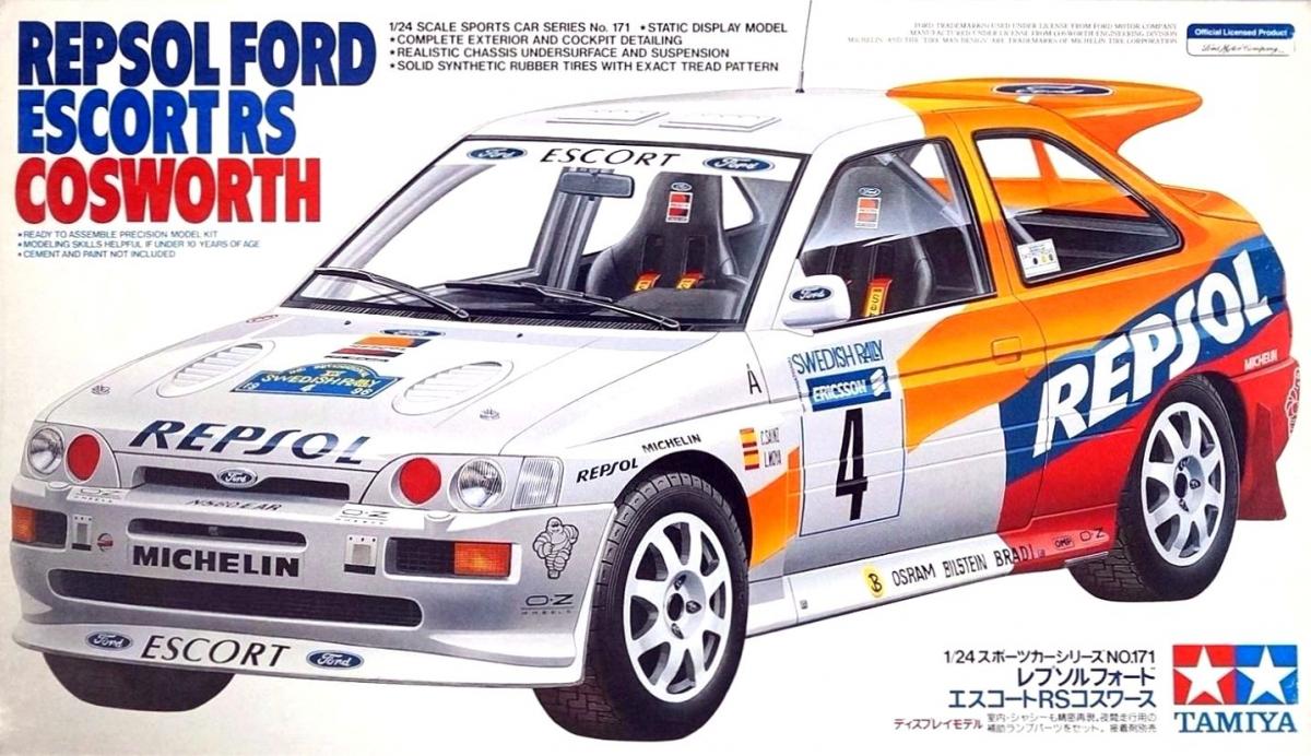 โมเดลรถจำลองทามิย่า ขนาด 1/24 TA24171 Repsol Ford Escort RS Cosworth