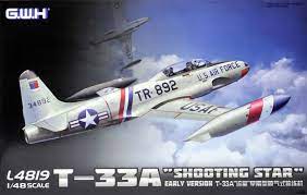 โมเดลเครื่องบิน Great Wall Hobby 1/48 L4819 T-33A "SHOOTING STAR" EARLY VERSION