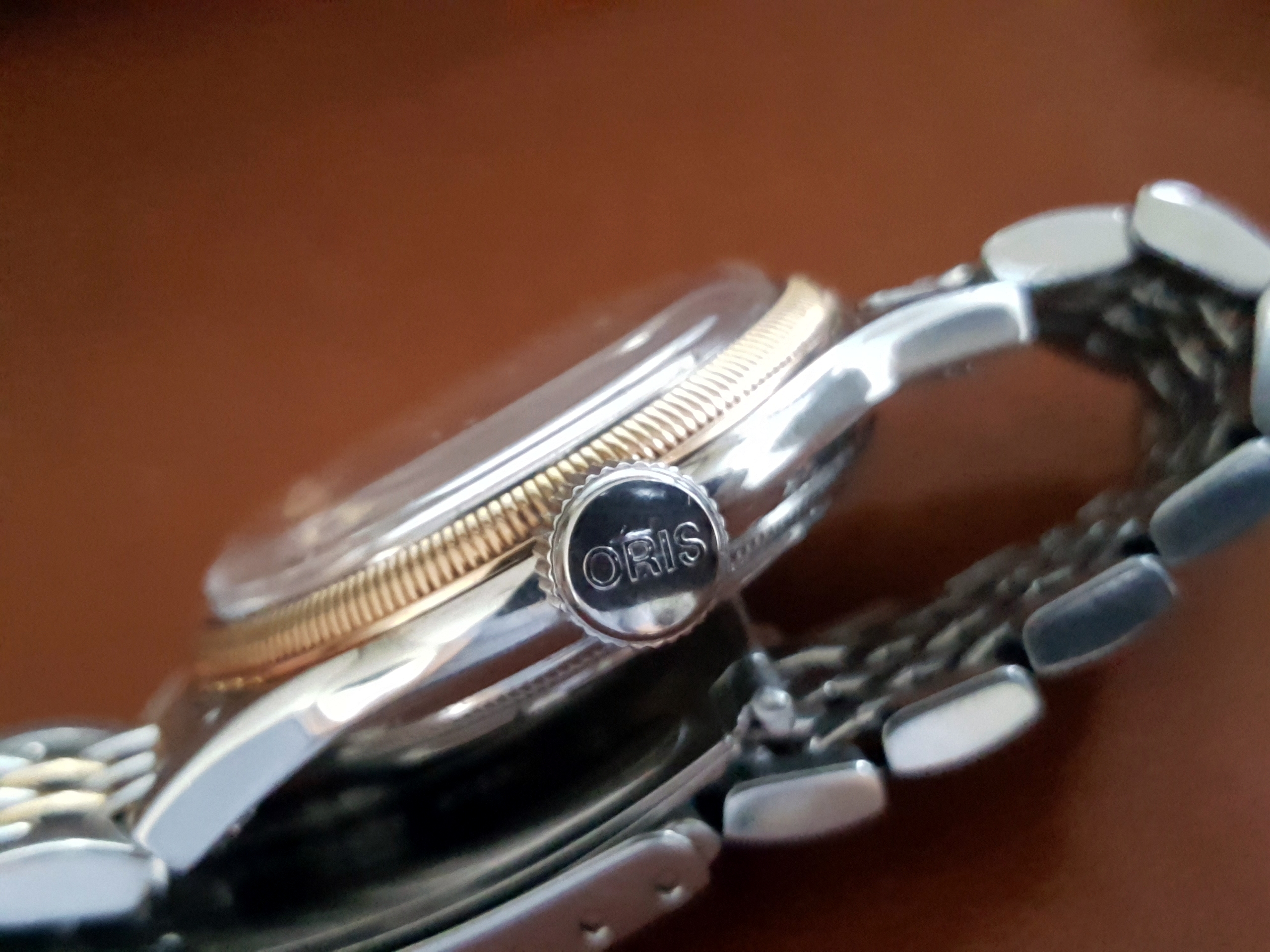 ขาย นาฬิกาข้อมือ Oris Big Crown made Swiss ทอง 2 กษัตริ