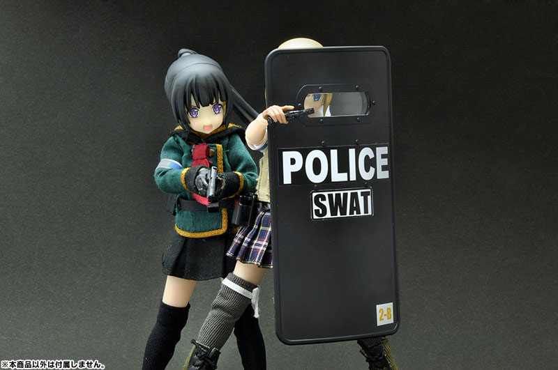 LittleArmory LD005 1/12 Police Shield B Type Plastic Model(Pre-order)