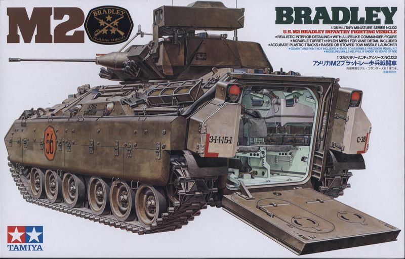 โมเดลรถถังทามิย่า ขนาด 1/35 Tamiya TA35132 U.S. M2 Bradley IFV