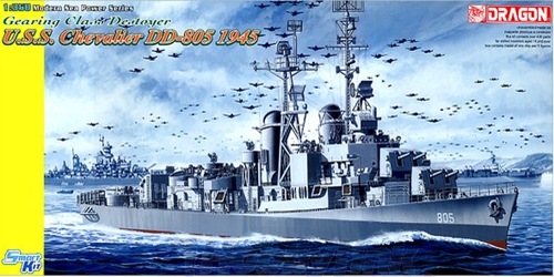 โมเดลเรือรบ Dragon Models 1/350 DRA1046 USS Chevalier DD-805