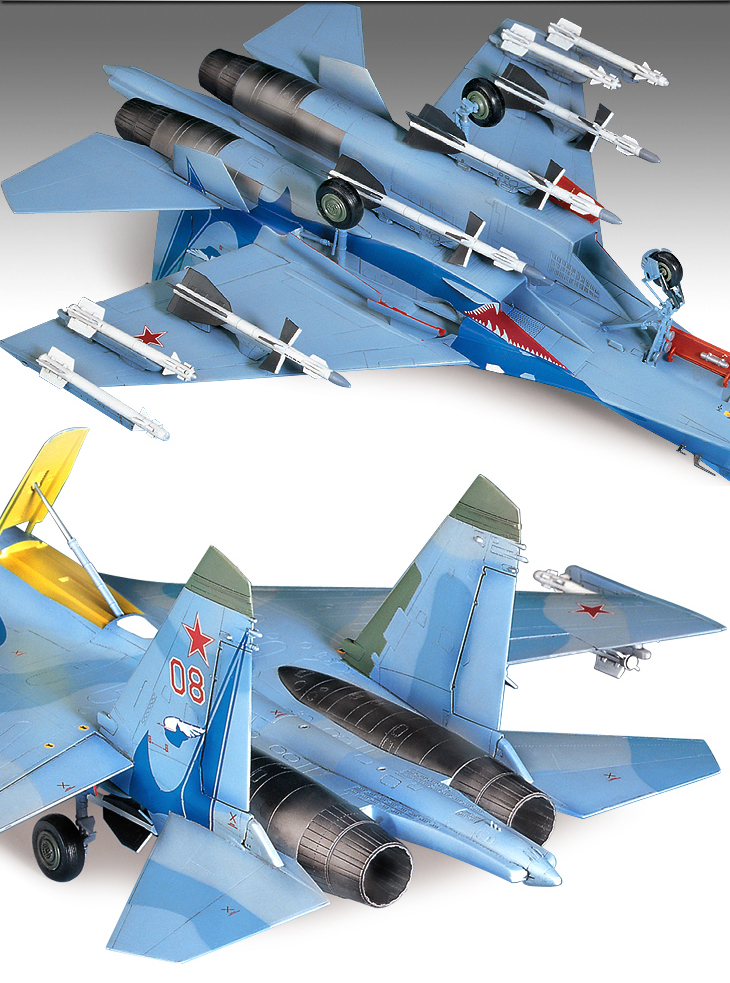 โมเดลเครื่องบินจำลอง Academy ขนาด 1/48 AC12270 SU-27 FLANKER B