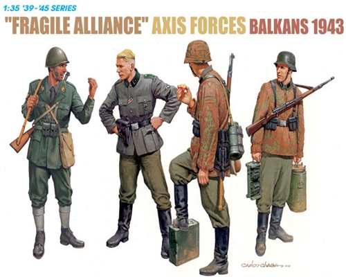 โมเดลฟิกเกอร์ Dragon Models 1/35 DGM6563 Fragile Aalliance Axis Forces