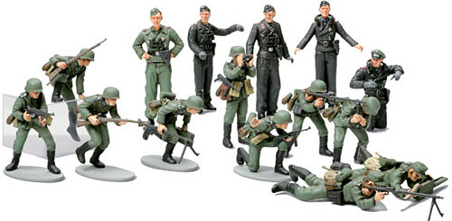 โมเดลฟิกเกอร์ทหาร Tamiya ขนาด 1/48 TA32512 German Infantry Set