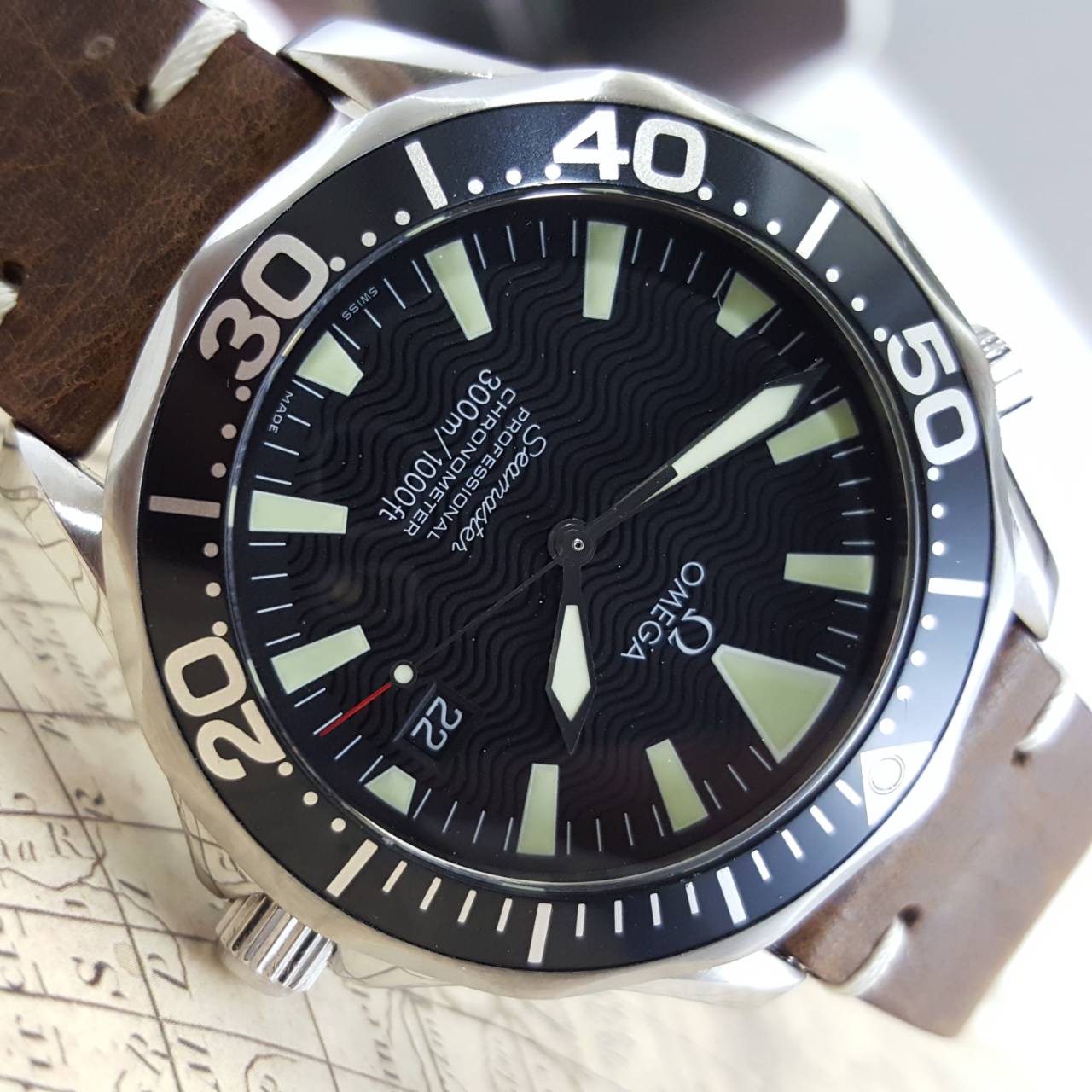นาฬิกา Omega Seamaster Professional 300m Automatic Chronometer King Size ขนาดตัวเรือน 41mm Omega ดำดาบ King Size
