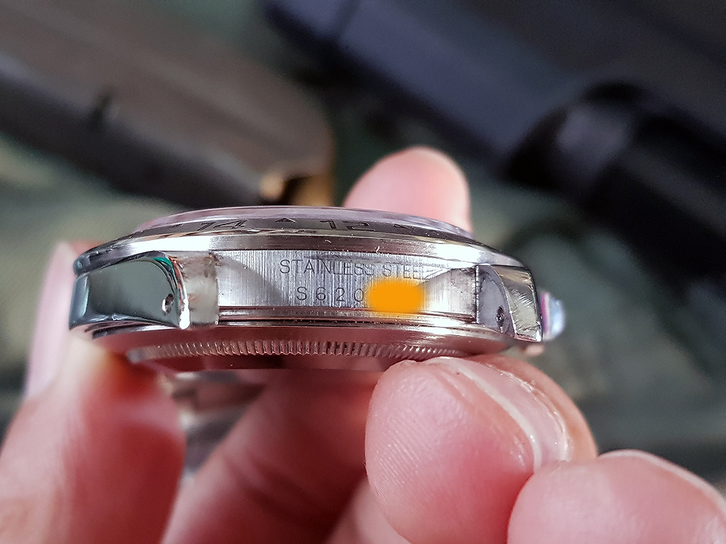 Rolex Explorer 2 GMT พลายน้ำ ทริเที่ยมT25 หน้าขาว เข็มแดง หูรู คออ่อน 40mm Series S ปี 1993