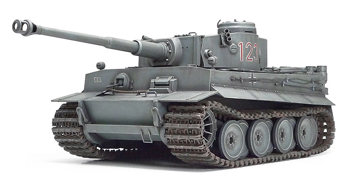 โมเดลรถถังทามิย่า ขนาด 1/25 Tamiya TA30611 German Tiger I Kit - Display Model