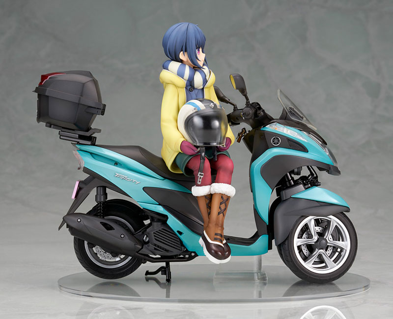 Yuru Camp Rin Shima with Three-wheeled Motorcycle 1/10 Complete Figure(Pre-order)