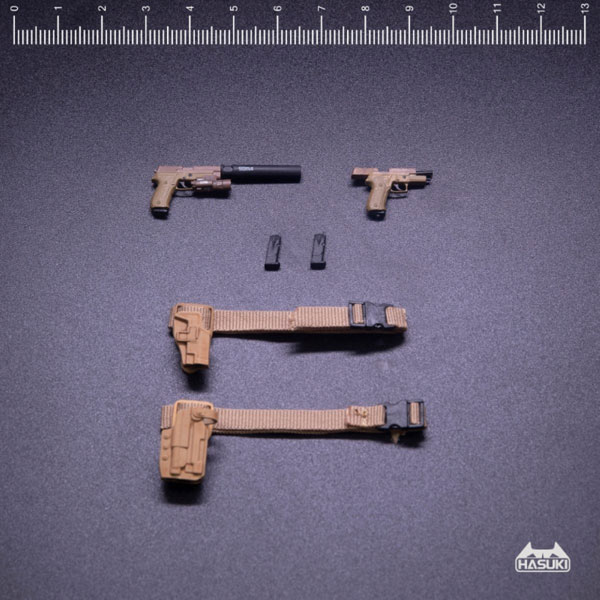 WM-02A Handgun Set Coyote Brown 1/12 Action Figure Complete Model Optional Parts(Provisional Pre-order)